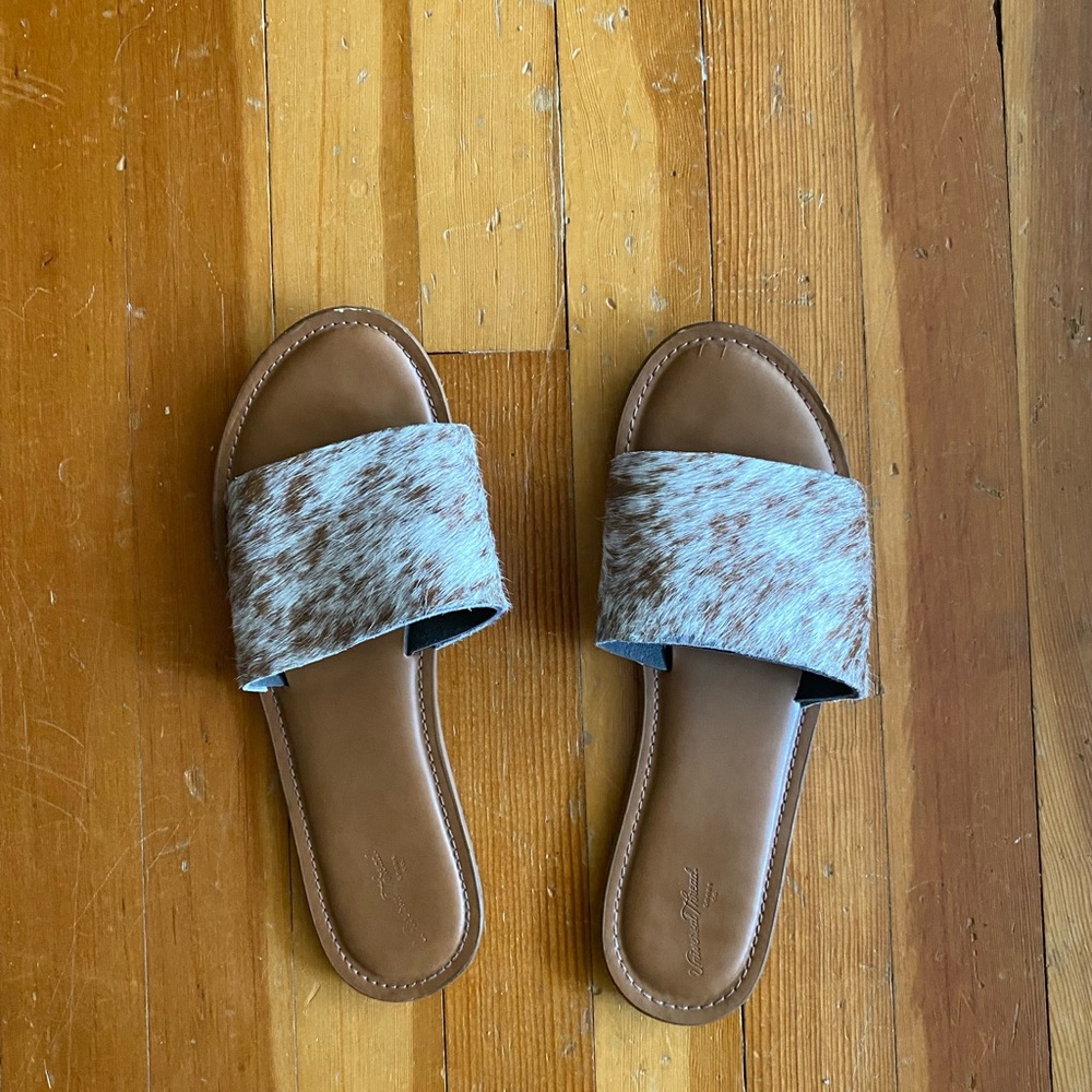 Cow Hide Slides